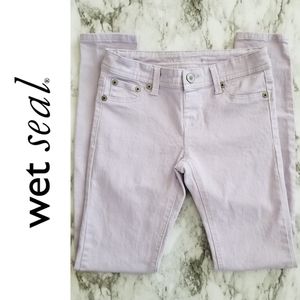 Wet Seal Skinny Jeans, Lavender Size 27